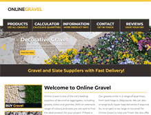 Tablet Screenshot of onlinegravel.co.uk